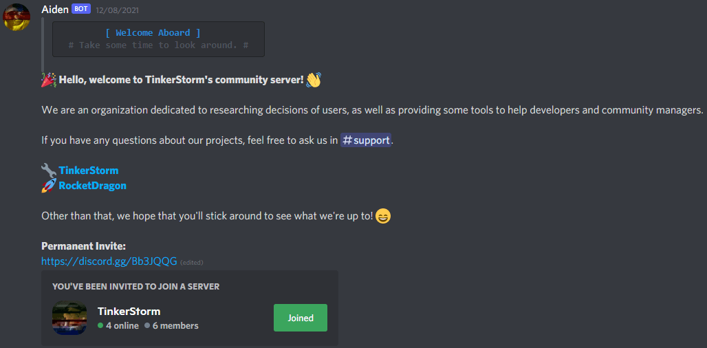 Channel Backup